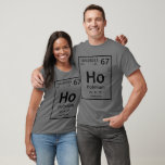 T-shirt élément (noir)<br><div class="desc">Un design Holmium perspicace. L'holmium est un élément chimique avec le symbole Ho et le numéro atomique 67. Dans la série lanthanide, l'holmium est un élément de terre rare. L'holmium a été découvert par le chimiste suédois Per Theodor Cleve. L'esthétique générale du design est épurée et minimaliste, avec un accent...</div>