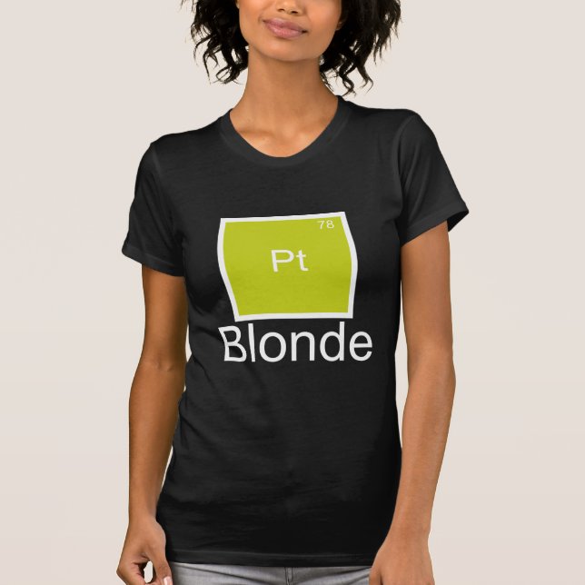 T-Shirt Element Pun Blonde Platine (Devant)