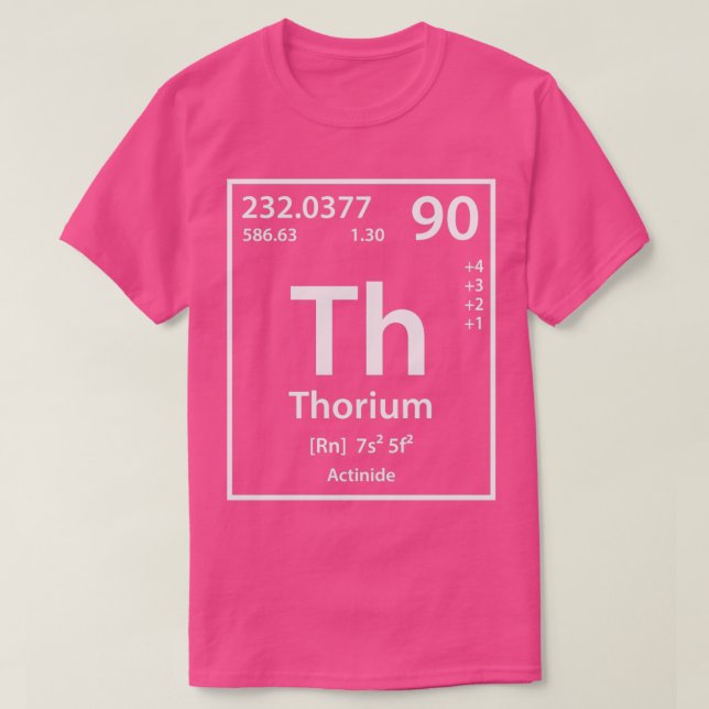 T-shirt Élément Thorium  (Design devant)