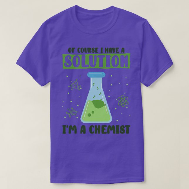 T-shirt Éléments chimistes Enseignants en chimie Chercheur (Design devant)