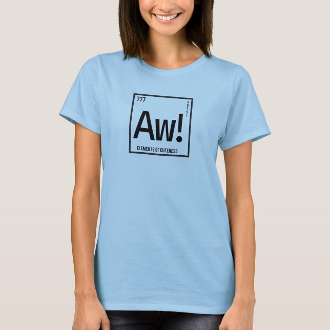 T-shirt Éléments de cuteness (Devant)