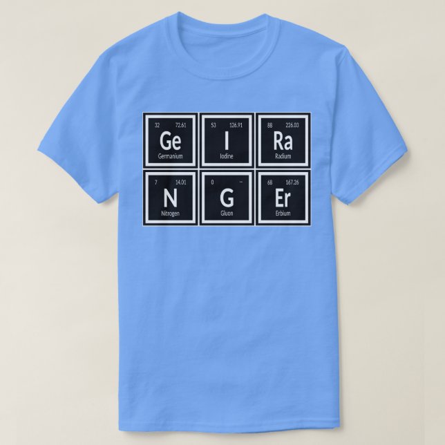 T-shirt Éléments de Geiranger (Design devant)
