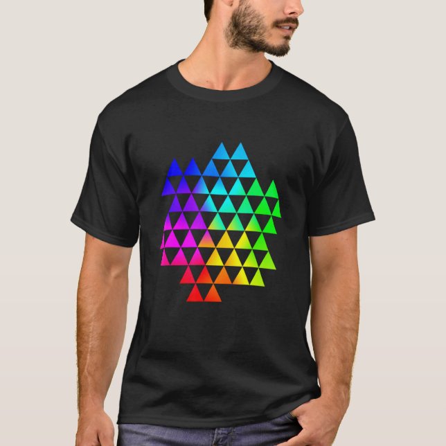 T-shirt Éléments de géométrie et formes 9 (Devant)