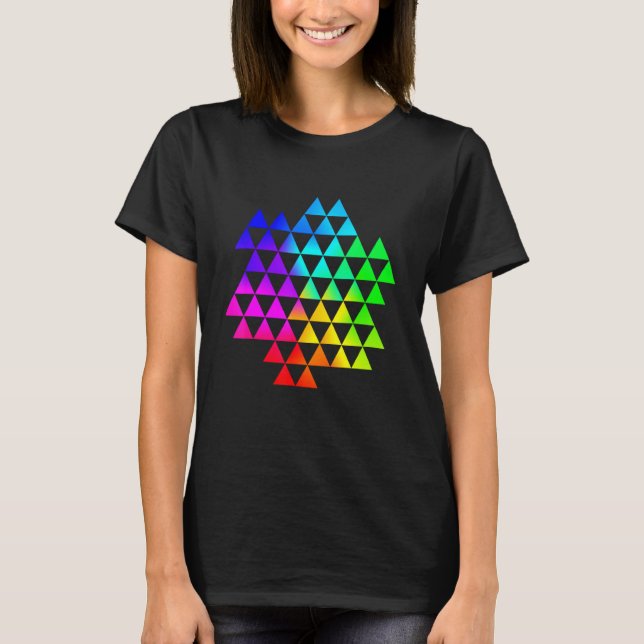 T-shirt Éléments de géométrie et formes 9 (Devant)