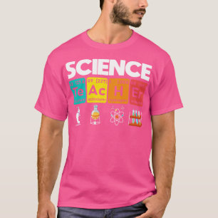 T-shirt Éléments de l'enseignant scientifique
