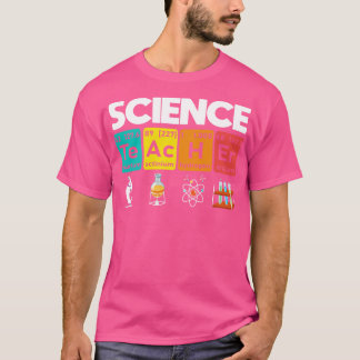T-shirt Éléments de l'enseignant scientifique