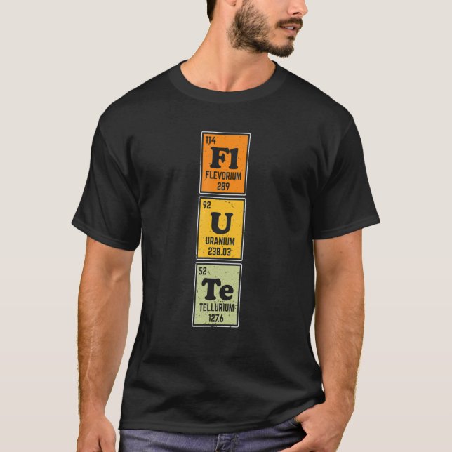 T-shirt Éléments de physique des flutes (Devant)