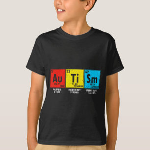 T-shirt Éléments de sensibilisation à l'autisme Tableau pé
