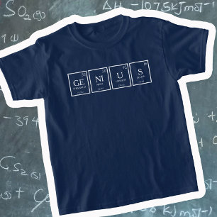 T-shirt Éléments de table périodiques géniaux Nom chim