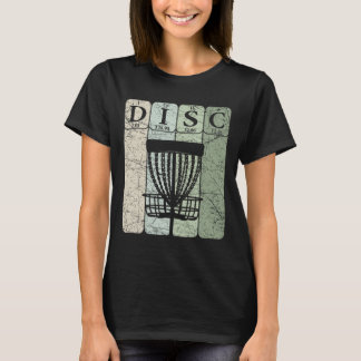 T-shirt Éléments de tableau périodique de golf sur disque