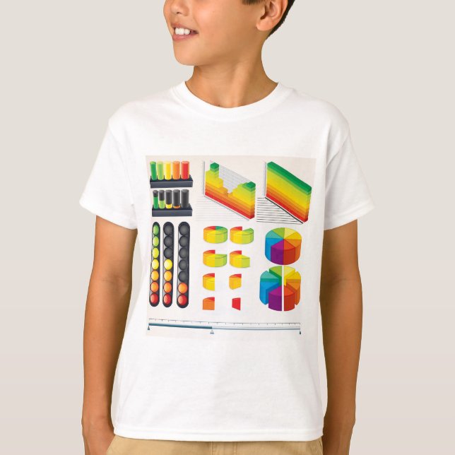 T-shirt Éléments d'infographie et visualisation de données (Devant)