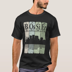 T-shirt Éléments du tableau périodique de Bossier Bossier 