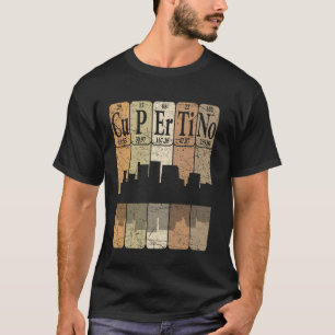 T-shirt Éléments du tableau périodique de Cupertino Cupert