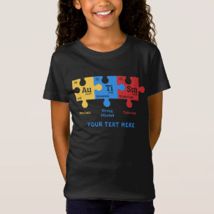 T-Shirt Éléments du tableau périodique de l'autisme person