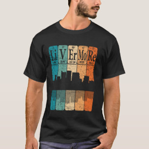 T-shirt Éléments du tableau périodique de Livermore Liverm