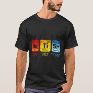 T-shirt Éléments du tableau périodique de sensibilisation 