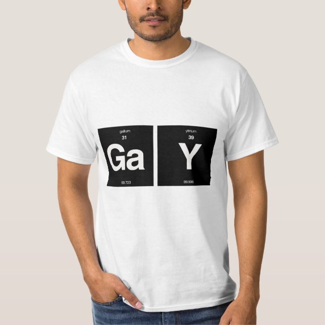 T-SHIRT ÉLÉMENTS GAIS (Devant)
