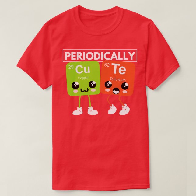 T-shirt Éléments Périodiques Périodiques De Table Fantasti (Design devant)