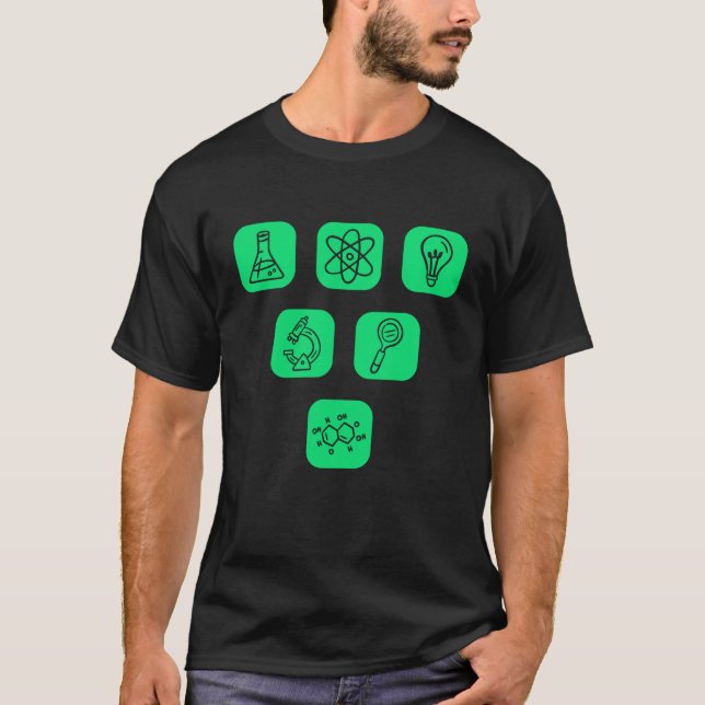 T-shirt Éléments scientifiques (Devant)