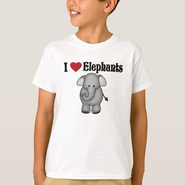 T-shirt éléphant (Devant)