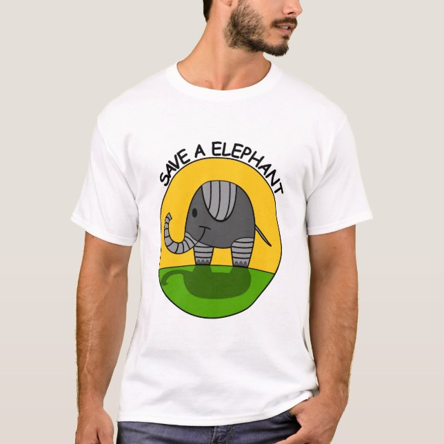 T-shirt Éléphant (Devant)