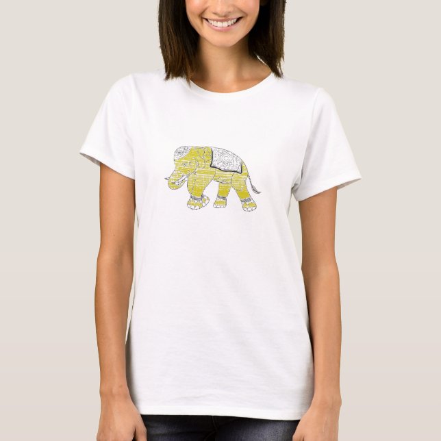 t-shirt éléphant (Devant)