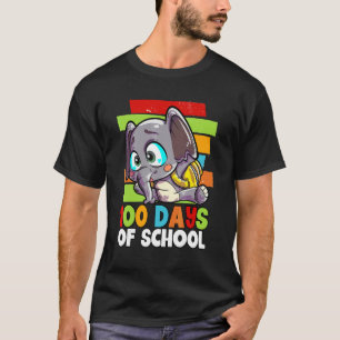 T-shirt Elephant 100 Jour D'École