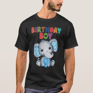 T-shirt Elephant 9e anniversaire garçon 9 ans thème Eleph