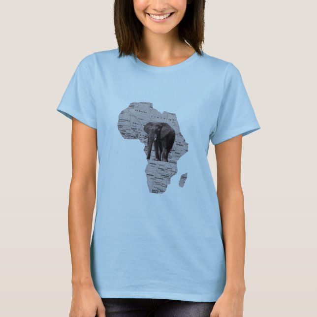 T-SHIRT ÉLÉPHANT AFRICAIN (Devant)