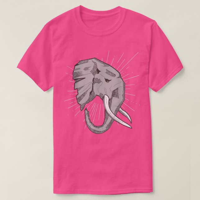 T-shirt Eléphant africain (Design devant)