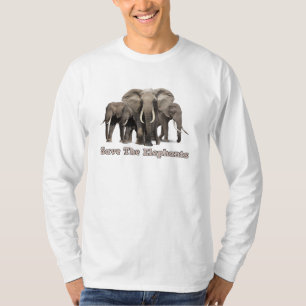 T-shirt éléphant africain