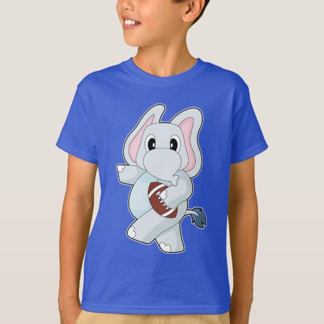 T-shirt Elephant American Football (Devant)