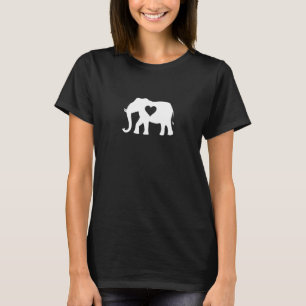 T-shirt Elephant Amour Eléphant Animal de sécurité