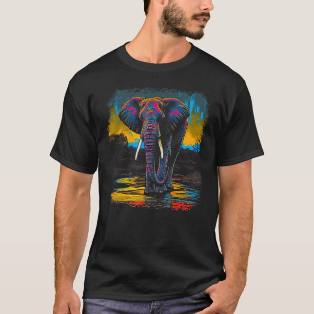 T-shirt Elephant art (Devant)