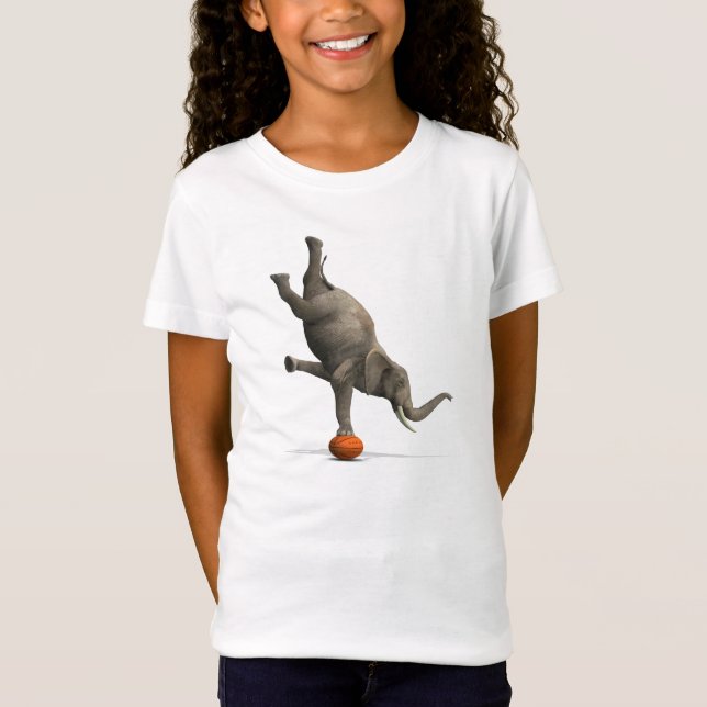 T-Shirt Eléphant artistique (Devant)