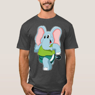 T-shirt Elephant at Running