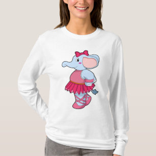 T-shirt Eléphant au Ballet avec jupe