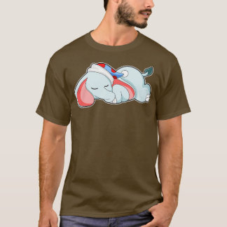 T-shirt Eléphant au coucher avec tête de lit