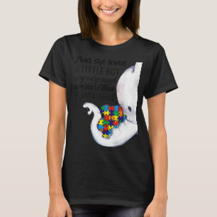 T-shirt Elephant Autisme Maman Et Elle S'Aime Garçons Aut