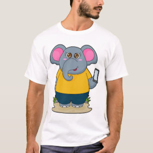 T-shirt Eléphant avec mobile