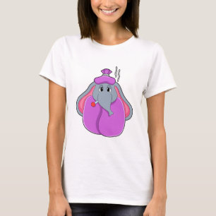 T-shirt Eléphant avec thermomètre à fièvre