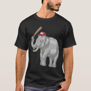 T-shirt Elephant Baseball bat Baseball