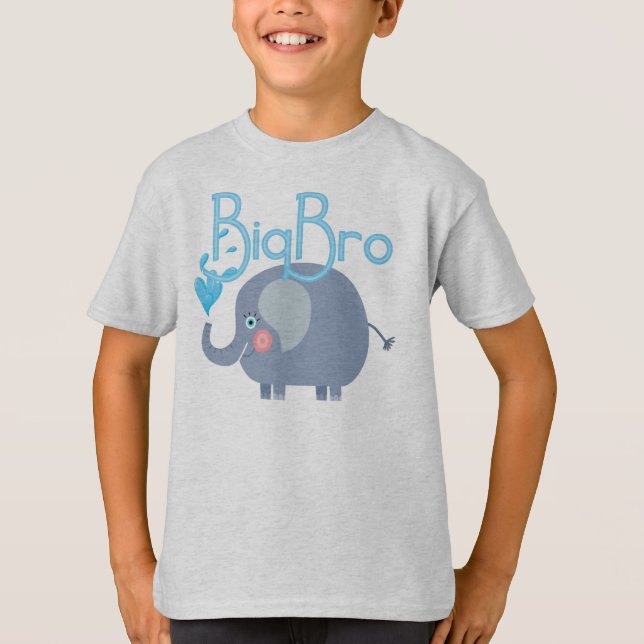 T-shirt Elephant Big Bro (Devant)