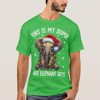 T-shirt Éléphant Blanc Pour Pyjamas Moins De 15 20