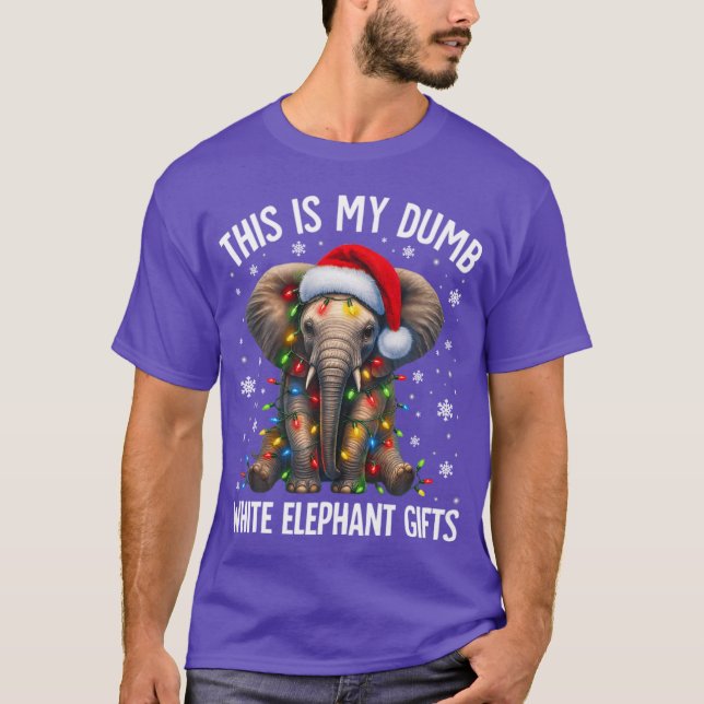 T-shirt Éléphant Blanc Pour Pyjamas Moins de 15 20 - class (Devant)