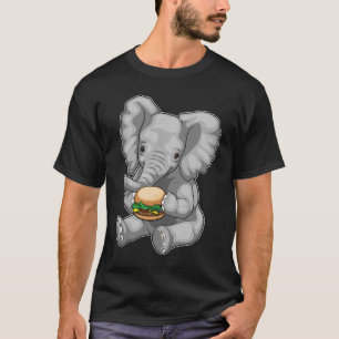 T-shirt Elephant Burger