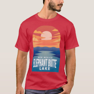 T-shirt Elephant Butte Lake NM Retro Sunset