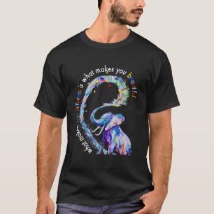 T-shirt Elephant Ce qui vous rend différentes Sensibilisat