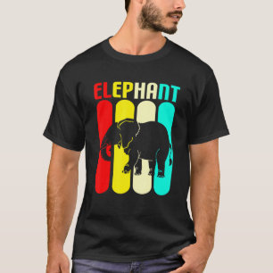 T-shirt Eléphant coloré