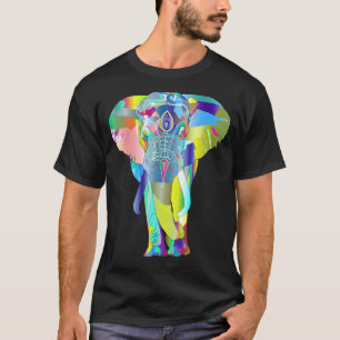 T-shirt Eléphant coloré Unisex